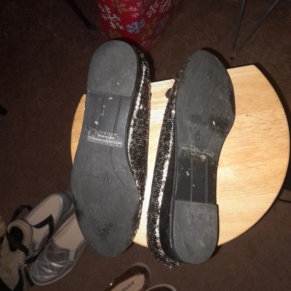 Pre-Loved Sequence Leopard Print Shoes - image 5